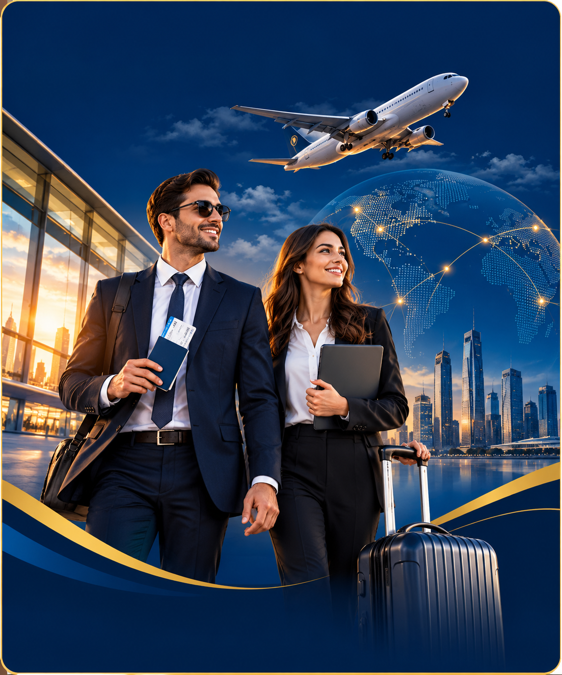 Business Visa Advisor consultation illustration