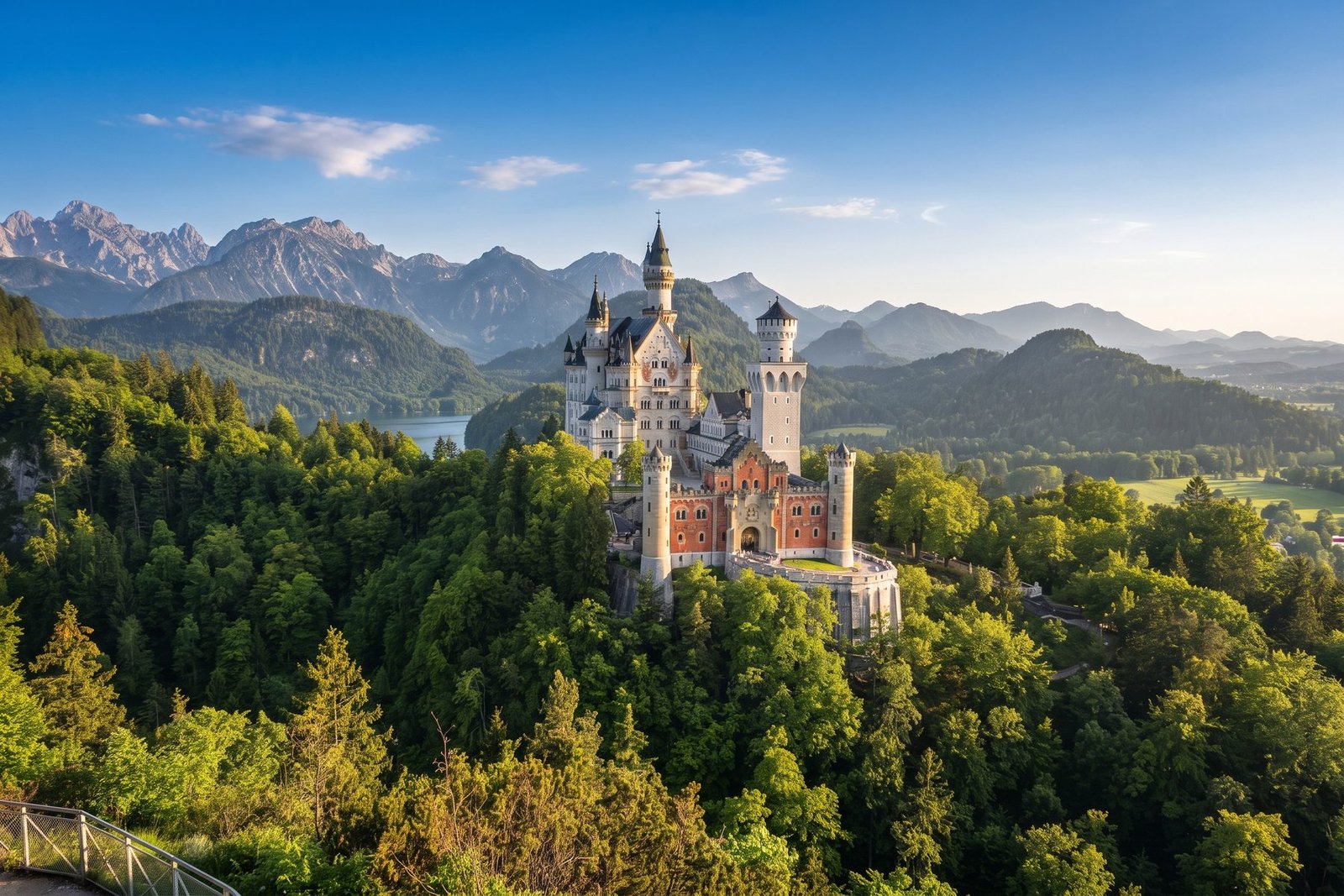 Neuschwanstein Castle in Bavaria, Germany