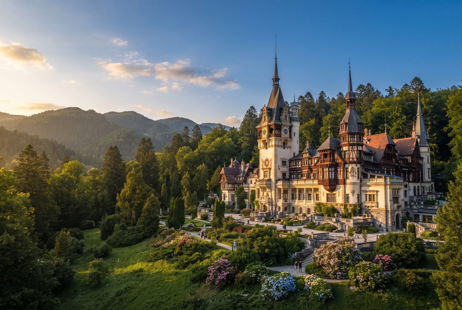 Peleș Castle in Sinaia, Romania
